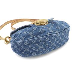 Louis Vuitton LOUIS VUITTON Monogram Denim Sunset 2way Shoulder Bag Canvas Blue M46829 RFID