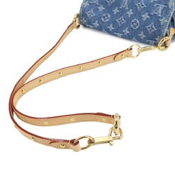 Louis Vuitton LOUIS VUITTON Monogram Denim Sunset 2way Shoulder Bag Canvas Blue M46829 RFID