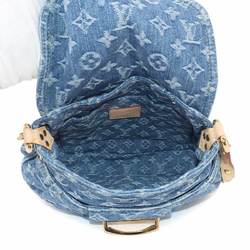 Louis Vuitton LOUIS VUITTON Monogram Denim Sunset 2way Shoulder Bag Canvas Blue M46829 RFID