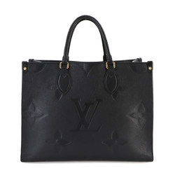 Louis Vuitton LOUIS VUITTON Monogram Empreinte On the Go MM 2way Tote Shoulder Bag Leather Noir M45595 RFID Onthego