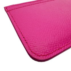 BALENCIAGA Card Holder Wallet/Coin Case Leather 594214 Pink Shopping Women's