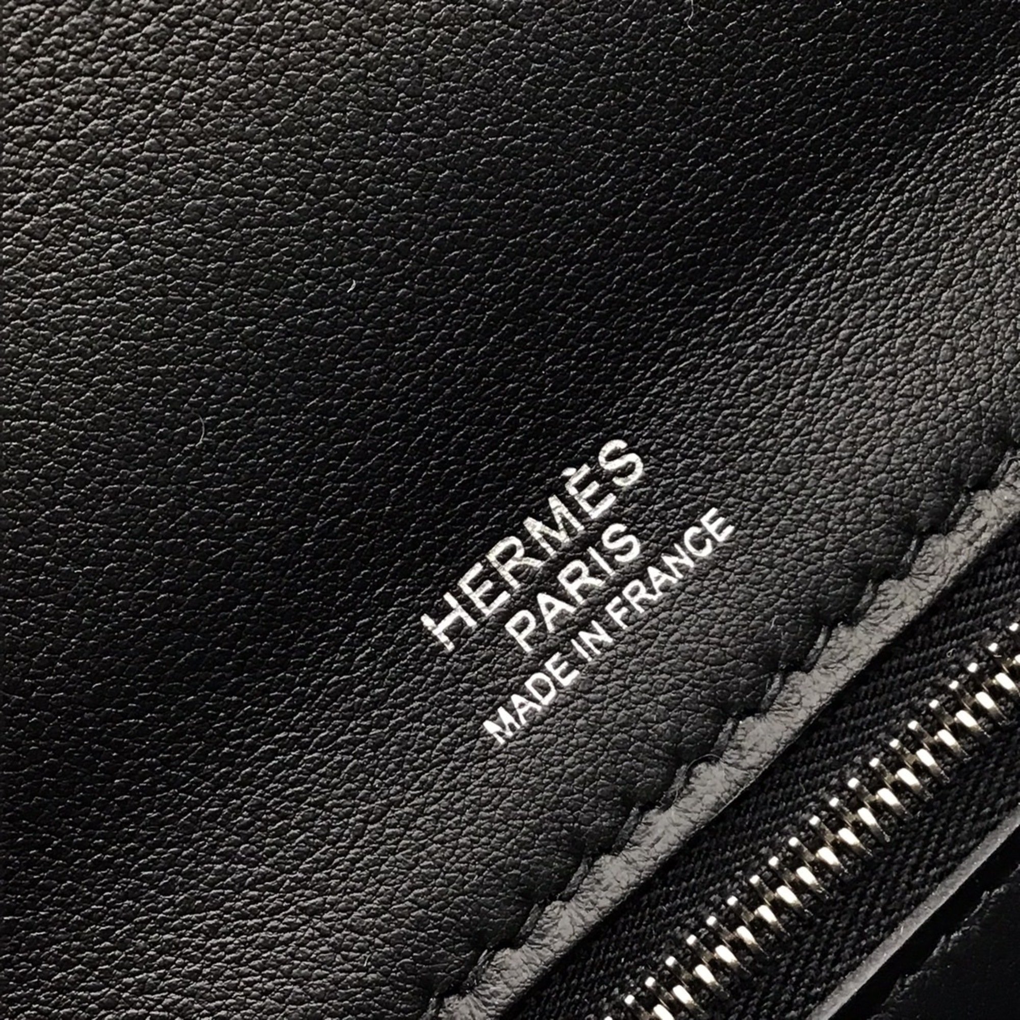 HERMES Hermes Van Cattle 24 29 Togo Black U Stamp 2022 Handbag Bag Shoulder Leather Women Men