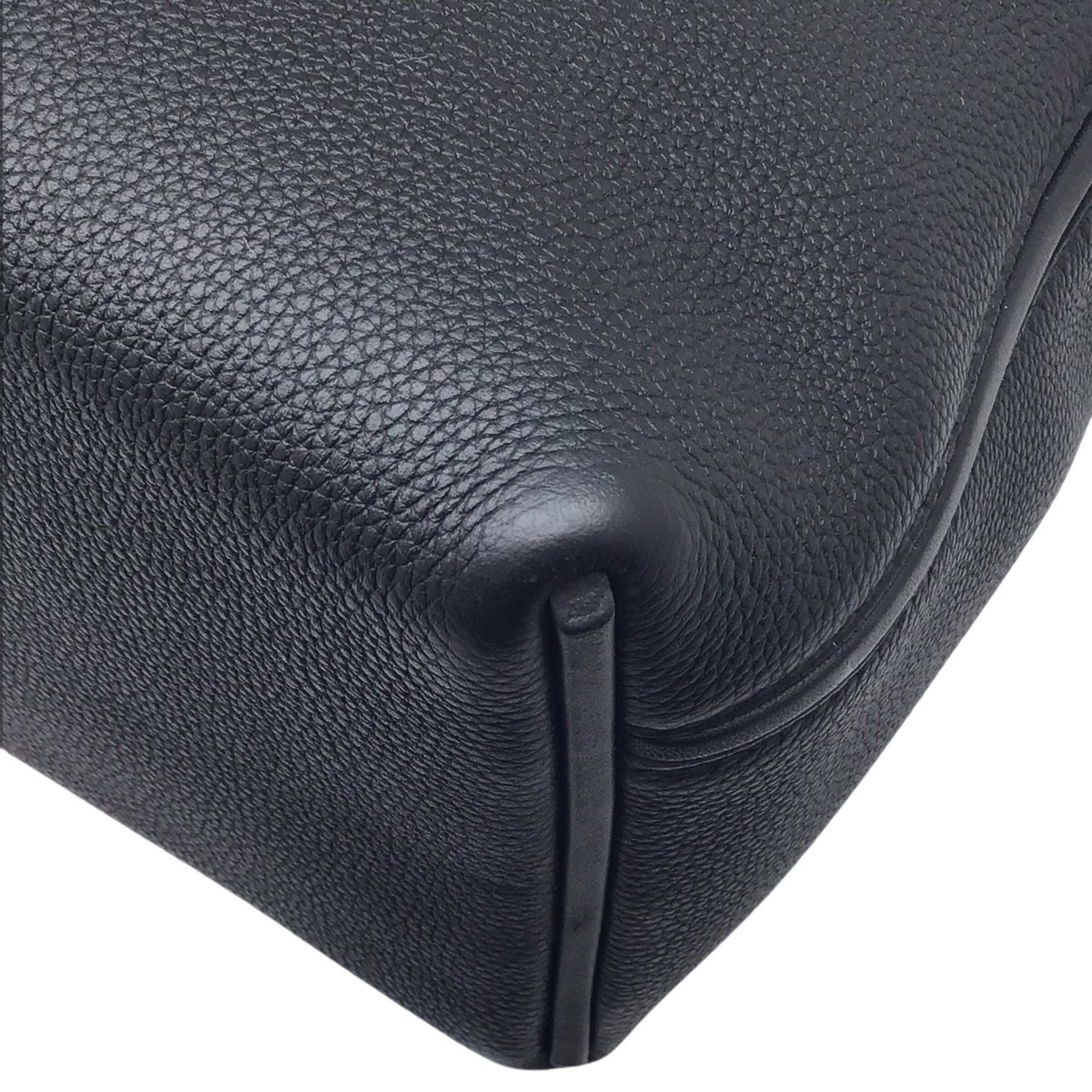 HERMES Hermes Van Cattle 24 29 Togo Black U Stamp 2022 Handbag Bag Shoulder Leather Women Men