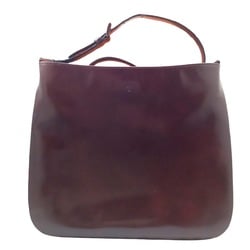 PRADA Prada shoulder bag leather Bordeaux goods shopping ladies men women