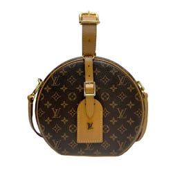 LOUIS VUITTON Louis Vuitton Petite Boite Chapeau M43514 PL2179 Monogram Shoulder Bag Handbag Brown Women's