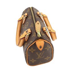 Louis Vuitton LOUIS VUITTON Monogram Speedy Handbag Brown M41534 Mini