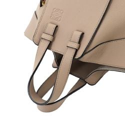 LOEWE Hammock Small 2way Hand Shoulder Bag Leather Beige Brown A538S35X18 Gold Hardware