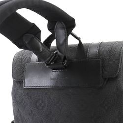 Louis Vuitton LOUIS VUITTON Monogram Taurillon Christopher MM Backpack Rucksack Leather Black M55699 RFID