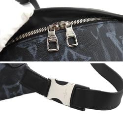 Louis Vuitton LOUIS VUITTON Monogram Pastel Discovery Bum Bag NM Body Leather Noir M57276 Silver Hardware RFID BumBag