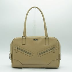 GUCCI Boston bag, shoulder GG pattern, Micro leather, beige, gold, women's, 002-1115, PD391, PD391