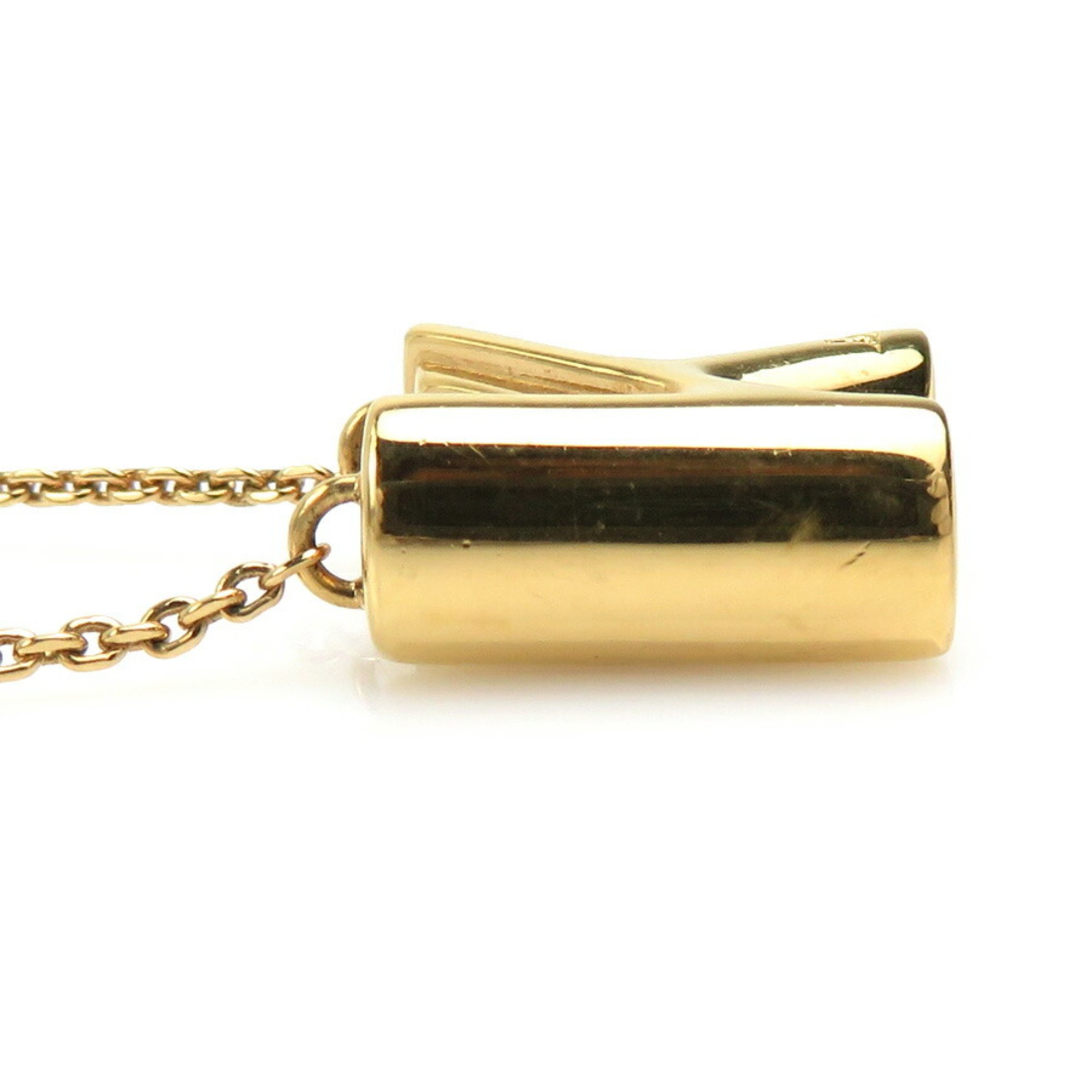 Louis Vuitton LOUIS VUITTON Necklace LV&ME K Metal Gold Men's Women's M61066 h30520a