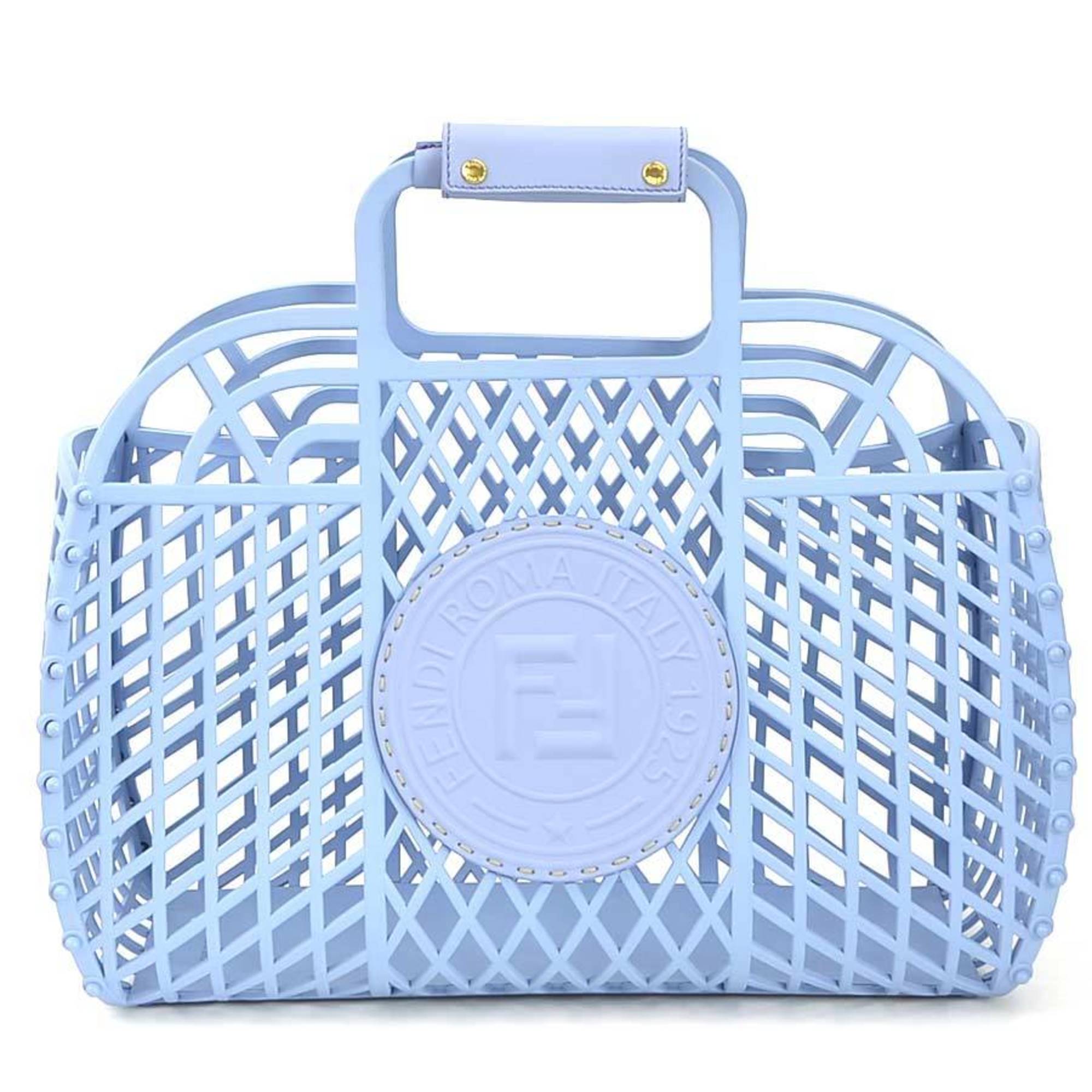 FENDI Handbag Basket Medium Blue Women's 8BH389-AFG3 e59197g