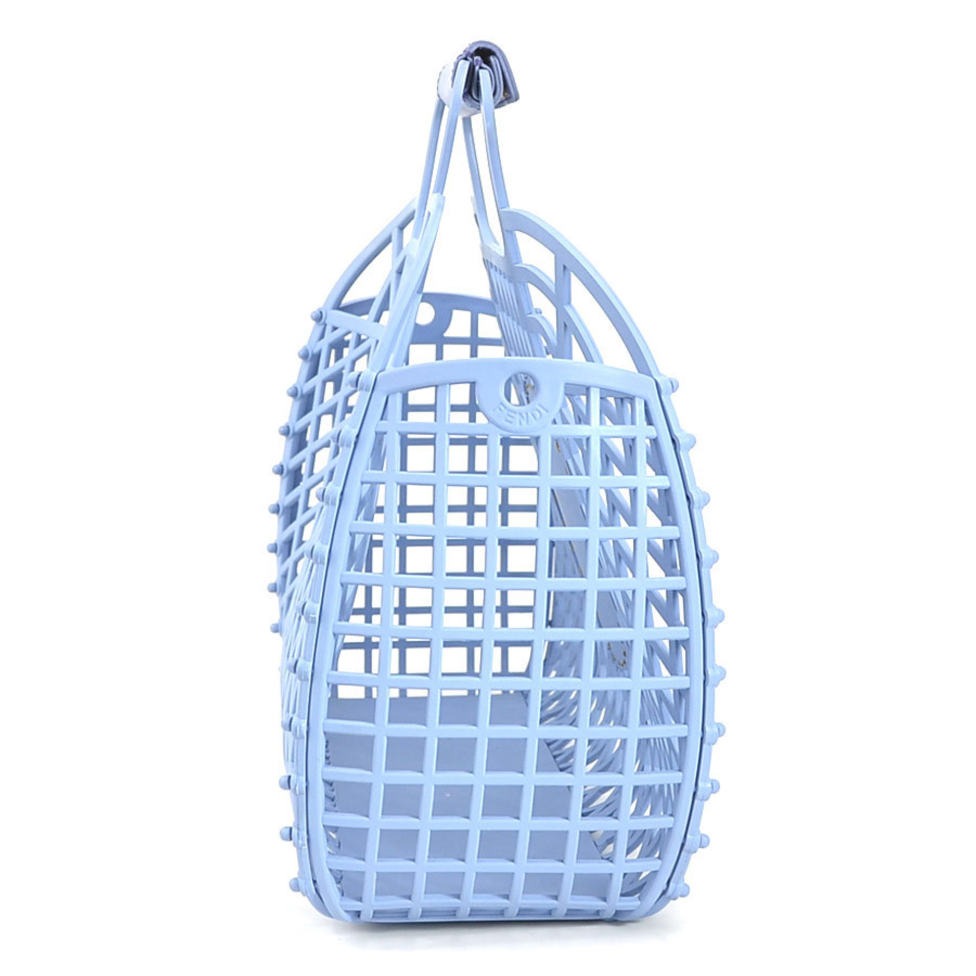 FENDI Handbag Basket Medium Blue Women's 8BH389-AFG3 e59197g