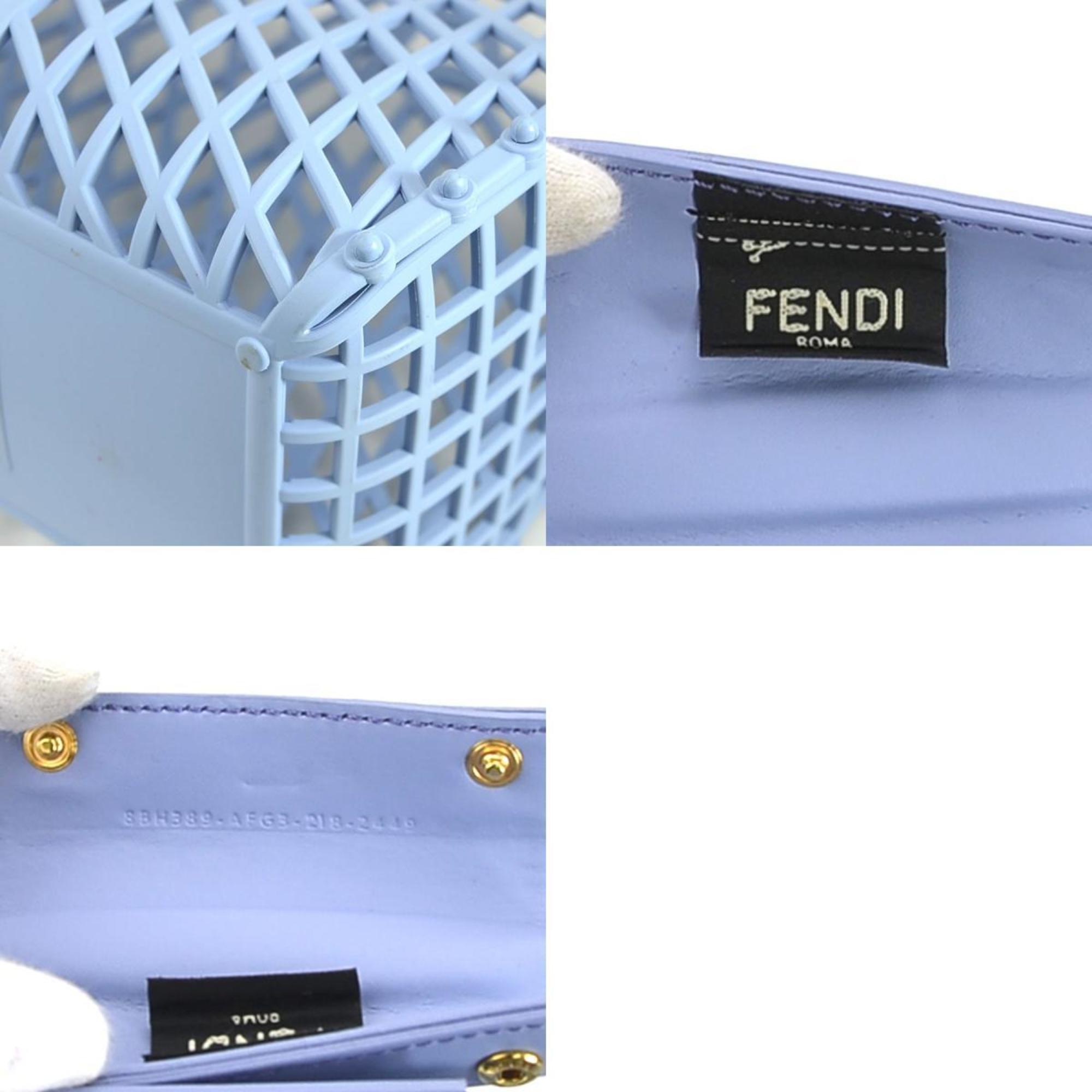 FENDI Handbag Basket Medium Blue Women's 8BH389-AFG3 e59197g