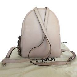 FENDI Backpack Leather Light Pink Women's 8BZ036-SV9 s0296g