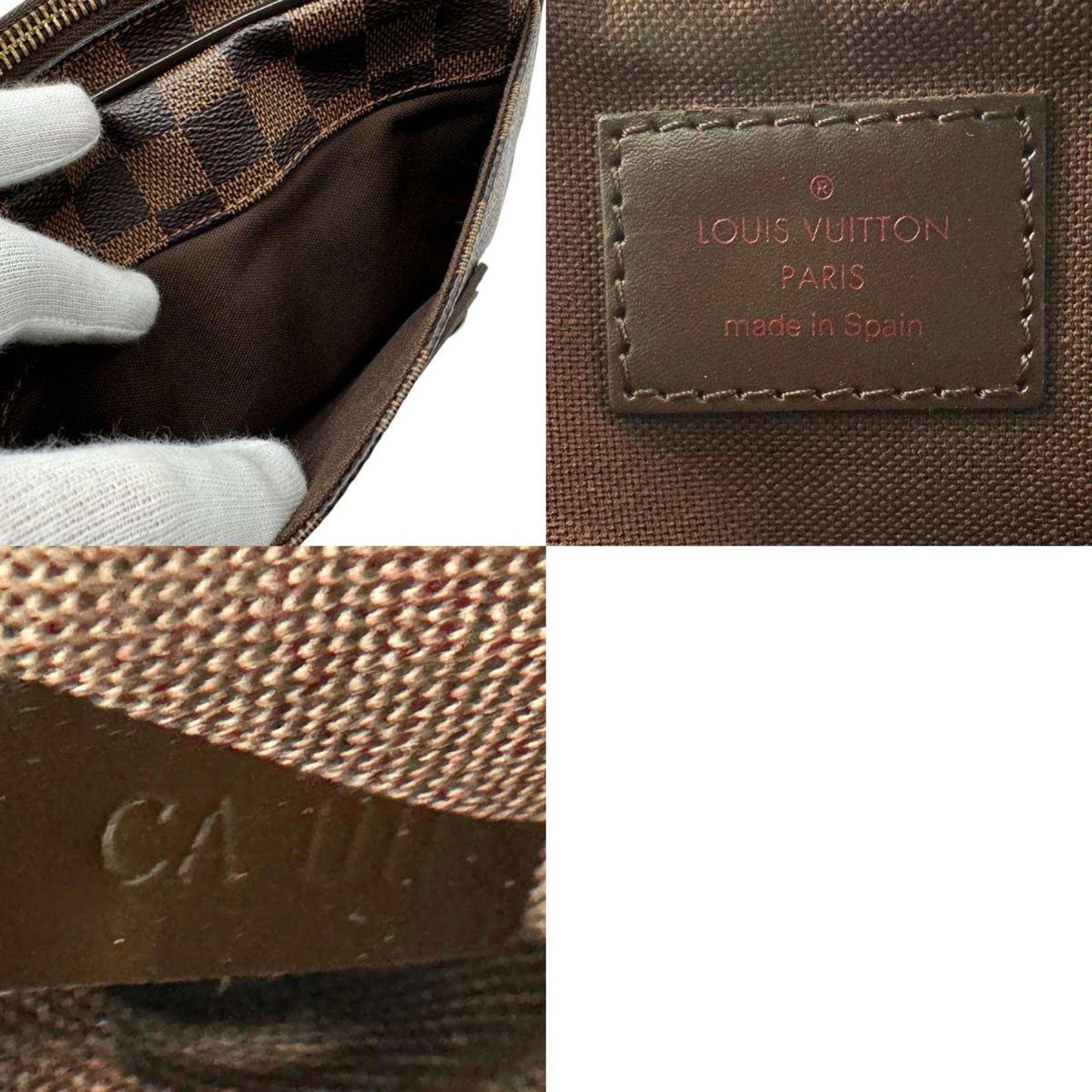 Louis Vuitton LOUIS VUITTON Body Bag Waist Damier Bum Brooklyn Canvas Brown Gold Men's N41101 z2451