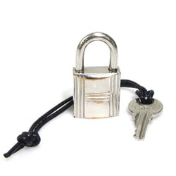 Hermes HERMES Padlock Key Set Metal Silver Men's Women's a0487