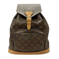 Louis Vuitton LOUIS VUITTON Backpack Monogram Montsouris GM Canvas Brown Men's Women's M51135 b0005