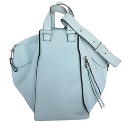 LOEWE handbag shoulder bag hammock leather light blue ladies s0299g