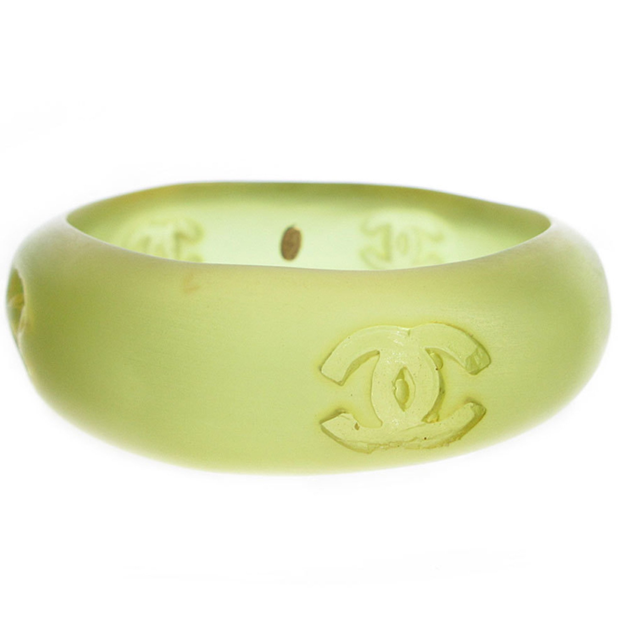 CHANEL Bangle Plastic Light Green Women's s0287f