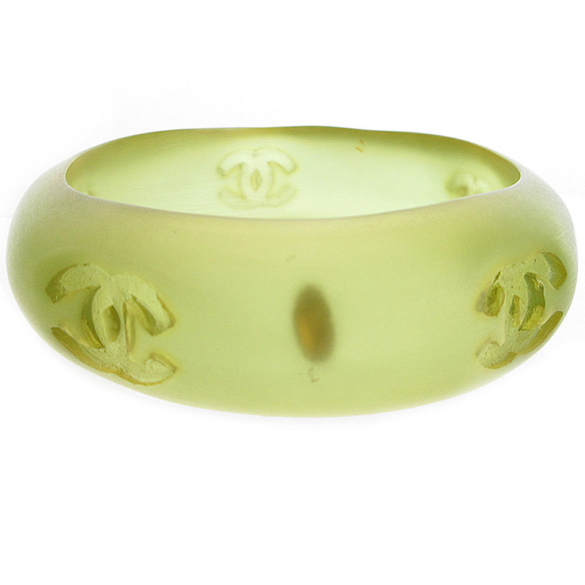 CHANEL Bangle Plastic Light Green Women's s0287f