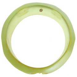 CHANEL Bangle Plastic Light Green Women's s0287f