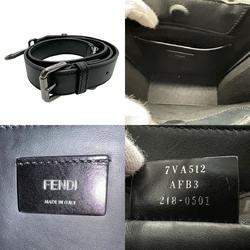 FENDI Shoulder Bag Small Leather Black Men's Women's 7VA512 AFB3 z2426