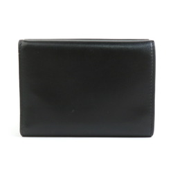 BALENCIAGA Tri-fold Wallet Leather Black Men's Women's 736730 H30545G