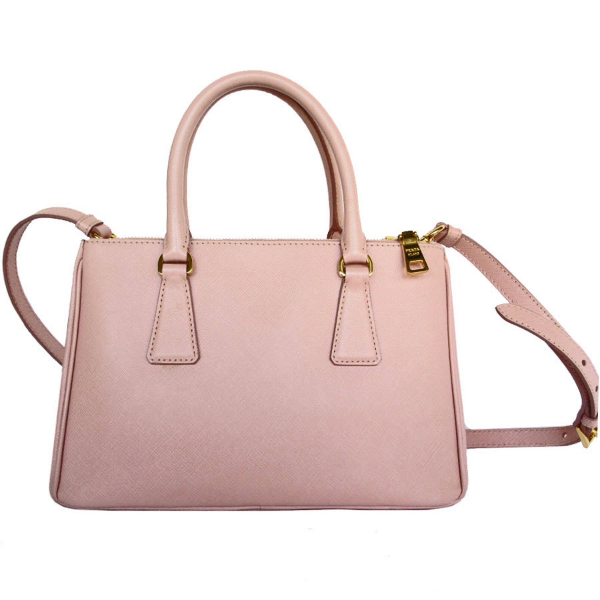 PRADA handbag shoulder bag leather pink ladies s0305a