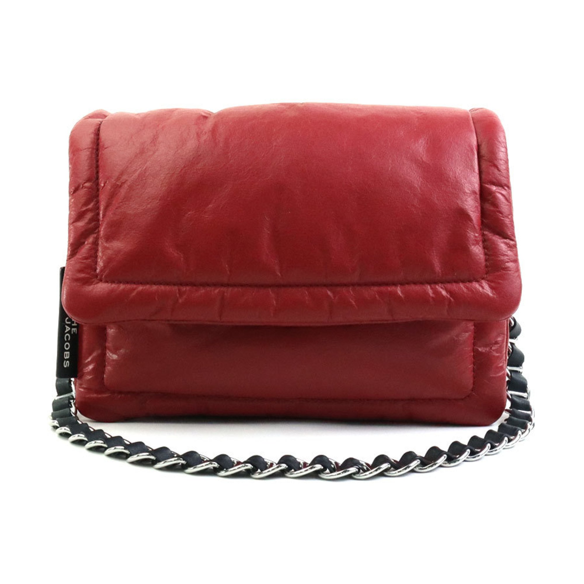 MARC JACOBS Shoulder Bag Leather Red Women's a0473