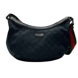 GUCCI Shoulder Bag GG Canvas Black Men's Women's 181092 b0054