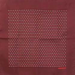 Hermes HERMES handkerchief set of 3, silk, burgundy, navy, black, men's and women's a0490