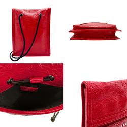 BALENCIAGA Shoulder Bag Leather Red Men's Women's 532298 b0019