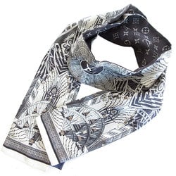 Louis Vuitton Scarf Bandeau Silk Grey Women's MP2587 s0295g