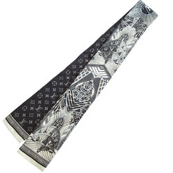 Louis Vuitton Scarf Bandeau Silk Grey Women's MP2587 s0295g