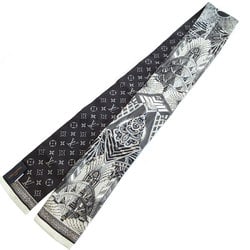 Louis Vuitton Scarf Bandeau Silk Grey Women's MP2587 s0295g