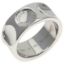 Louis Vuitton Grandberg Empreinte #59 Ring, 18K White Gold, Women's LOUIS VUITTON