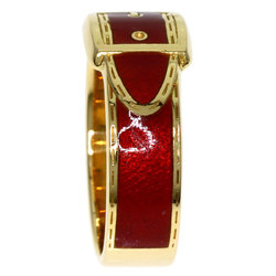 Gucci belt motif enamel ring, 18K yellow gold, for women, GUCCI