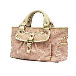 Celine handbag C Macadam Boogie Bag canvas pink champagne ladies