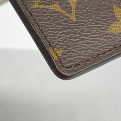 Louis Vuitton Business Card Holder/Card Case Monogram Porte Carte Sample M61733 Brown Men's/Women's