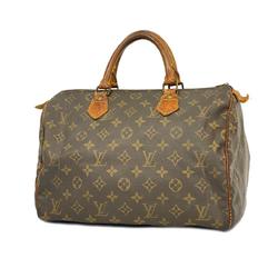 Louis Vuitton Handbag Monogram Speedy 30 M41108 Brown Ladies