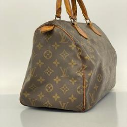 Louis Vuitton Handbag Monogram Speedy 30 M41108 Brown Ladies