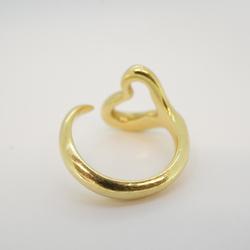 Tiffany Ring Heart K18YG Yellow Gold Ladies