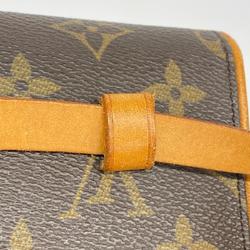 Louis Vuitton Waist Bag Monogram Pochette Florentine M51855 Brown Women's