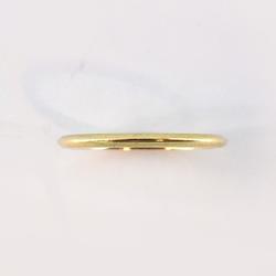 Tiffany Ring Knife Edge K18YG Yellow Gold Men's Women's