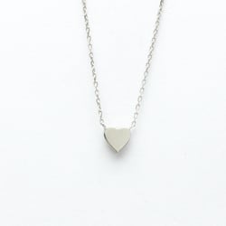 Gucci Heart Diamond Necklace White Gold (18K) Diamond Men,Women Fashion Pendant Necklace (Silver)