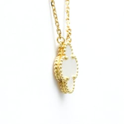 Van Cleef & Arpels Vintage Alhambra VCARA45900 Yellow Gold (18K) Shell Men,Women Fashion Pendant Necklace (Gold)