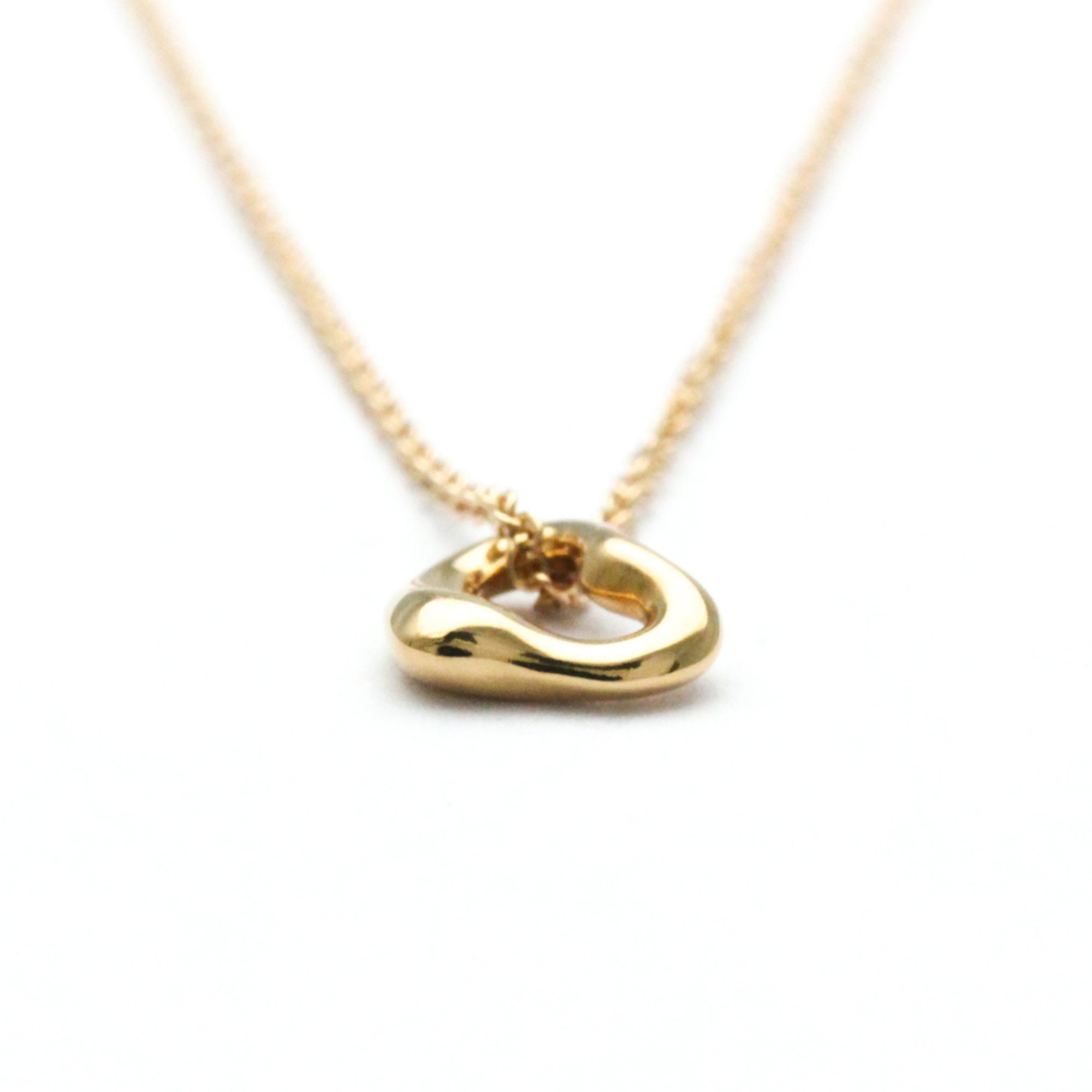 Tiffany Open Heart Rose Gold (18K) No Stone Women's Fashion Pendant Necklace