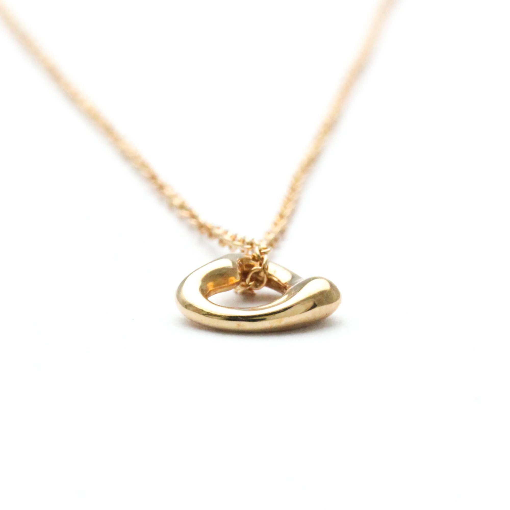 Tiffany Open Heart Rose Gold (18K) No Stone Women's Fashion Pendant Necklace