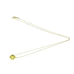 Tiffany Sparkler Necklace Yellow Gold (18K) Lemon Quartz Men,Women Fashion Pendant Necklace (Gold)